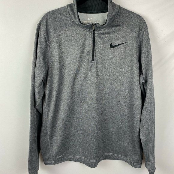 Nike Other - Nike Therma-Fit 1/4 sweatshirt Size Large Gray Men